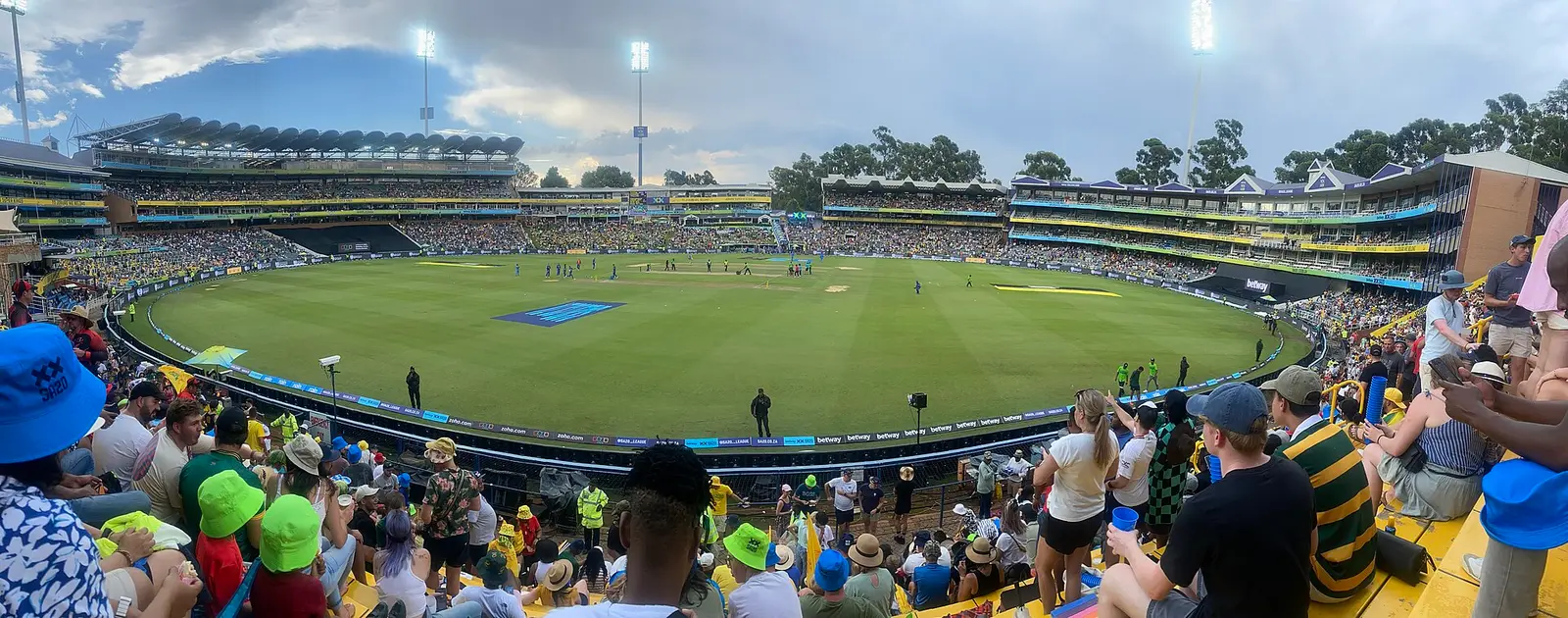 Wanderers Stadium, Johannesburg, during a match